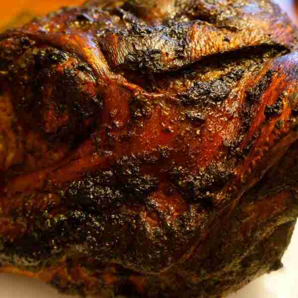 Delicious And Crispy Jerk Pork Roast