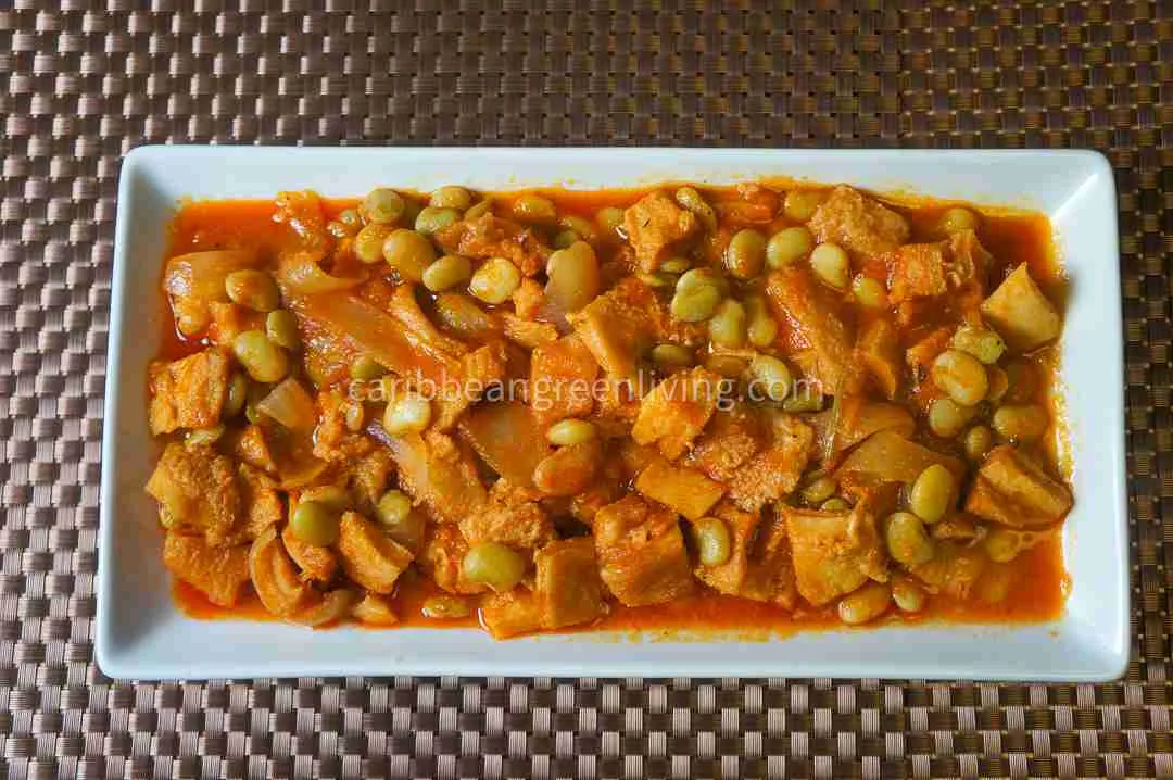 Beef Tripe with Lima Beans Stew