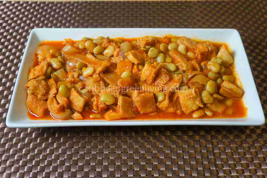 Beef Tripe with Lima Beans Stew