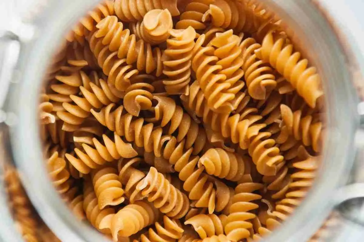 Whole Wheat Rotini Pasta with Kicked-Up Marinara Sauce 1 wheat rotini pasta