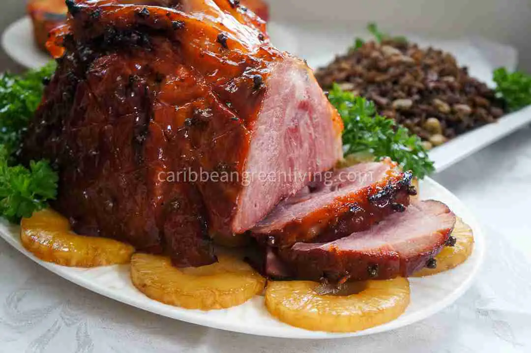 Caribbean Glazed Ham