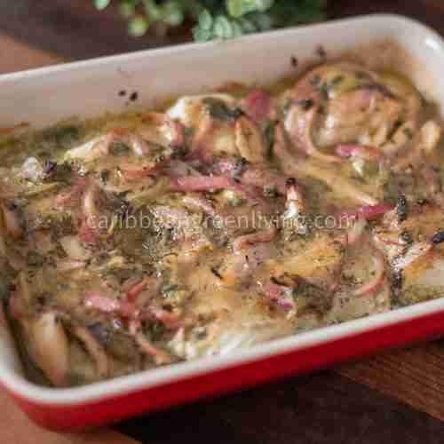 Fresh Codfish with Mustard Sauce