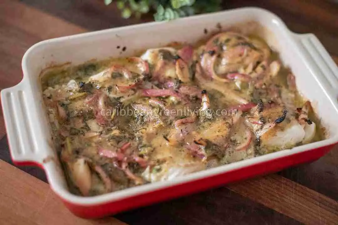 Fresh Codfish with Mustard Sauce
