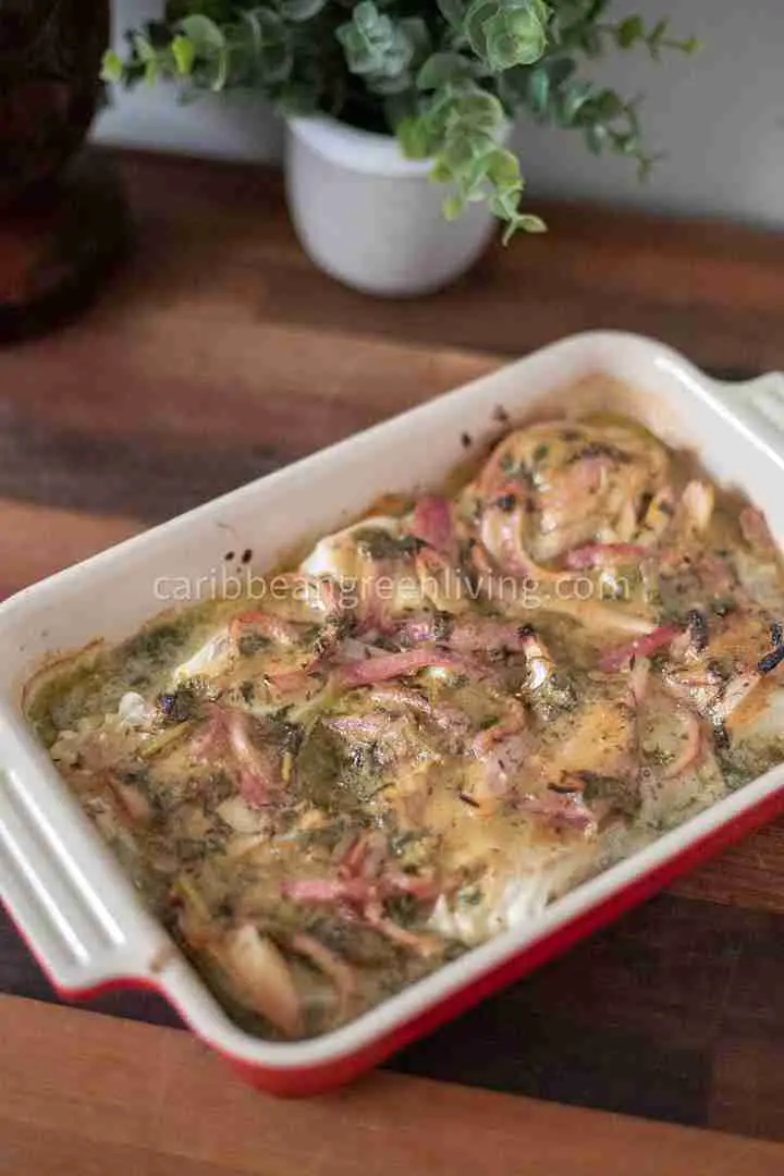 Fresh Codfish with Mustard Sauce