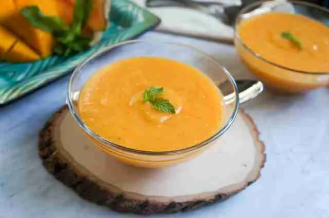 Mango and Cantaloupe Soup