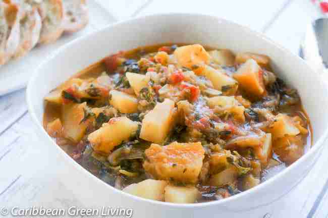 Papaya, Eggplant and Watercress Stew-1