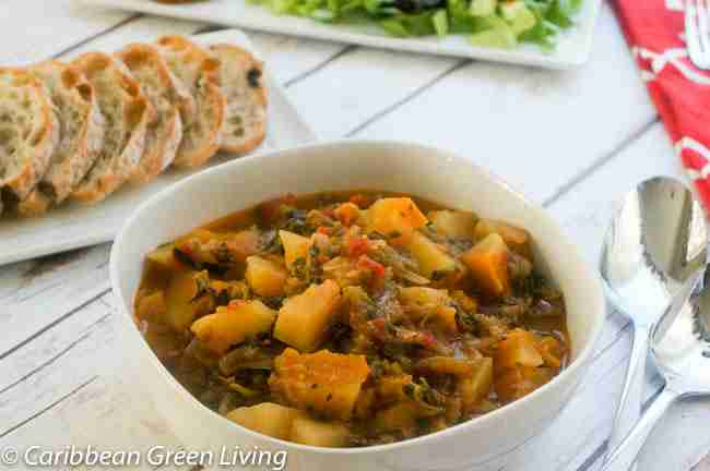 Papaya, Eggplant and Watercress Stew - 2