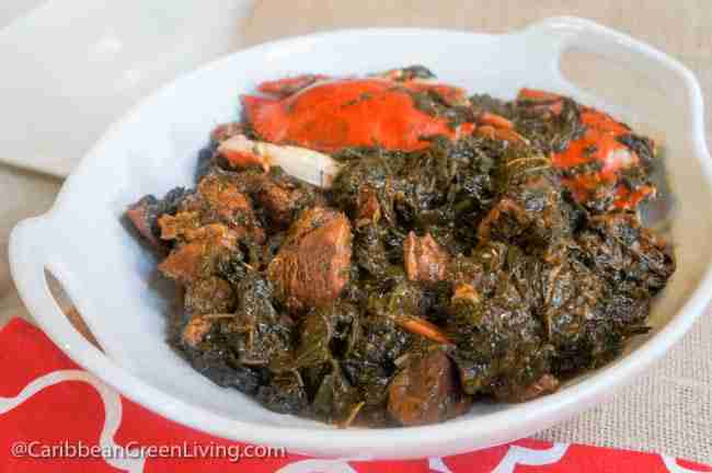 Lalo with Beef, Spinach and Crab