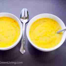 Caribbean Root Vegetable Puree in bowls for serving