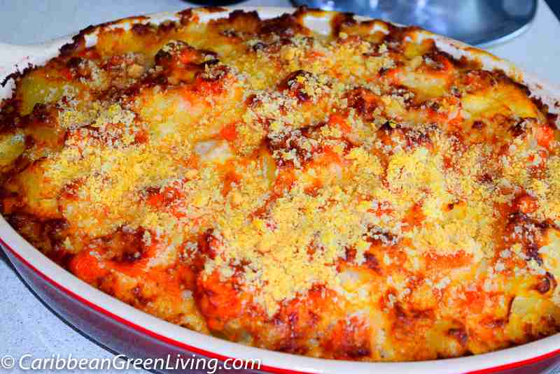 Green Plantains and Ground Turkey Meat Pie, Gemma's way
