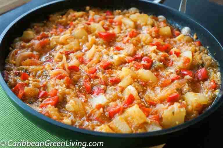 Eggplant, Zucchini and Fresh Tomato Stew