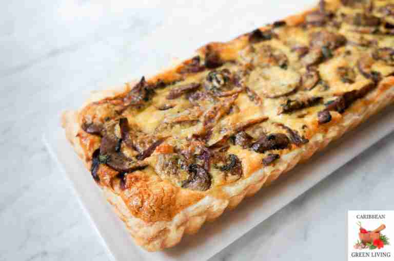 Easy and Savory Mushroom Tart for breakfast or brunch