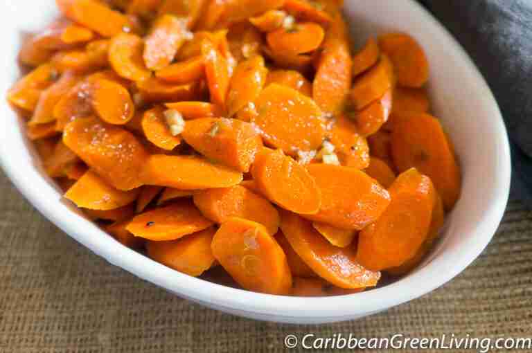 Baked Garlic Butter Spicy Glazed Carrots