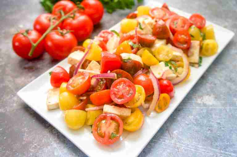 Cherry Tomato and Mozzarella Salad
