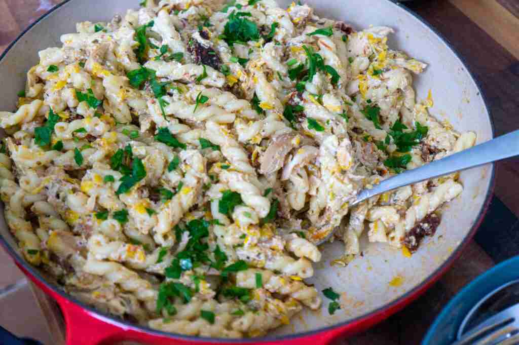 Gemelli Pasta with Summer Squash