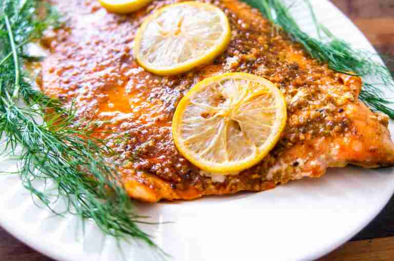 Baked Lemon Garlic Salmon