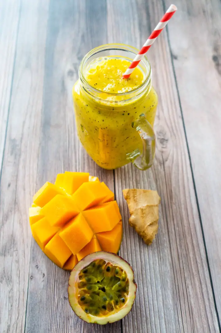 Mango and Passion Fruit Juice NOUBESS Caribbean Green Living