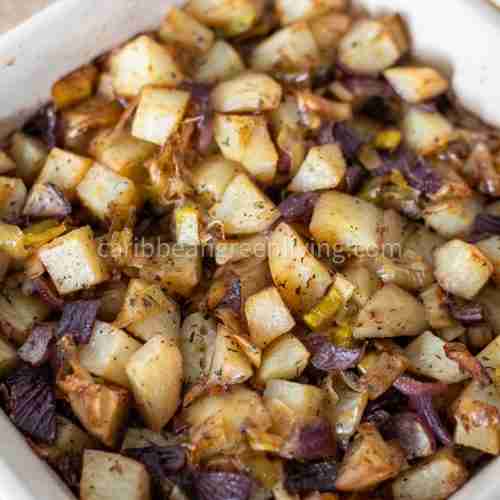 Easy Oven-Roasted Potatoes with Leeks and Lemon Zest