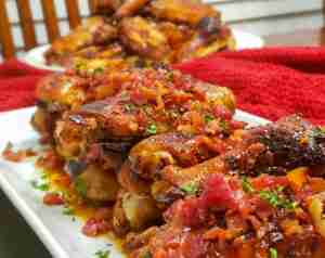 Sweet and Spicy Chicken Wings