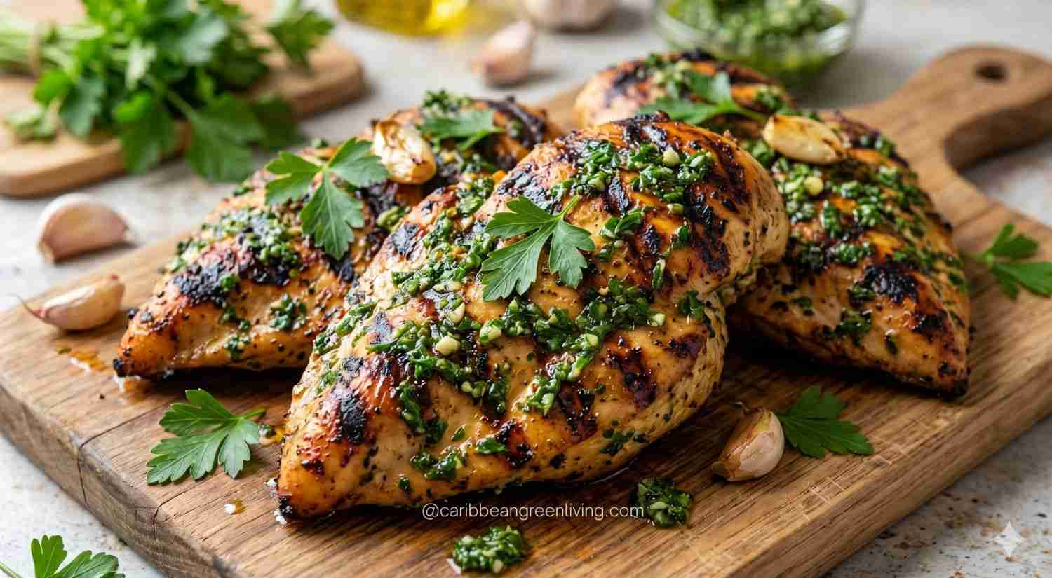 Garlic and Parsley Paste Chicken Recipe
