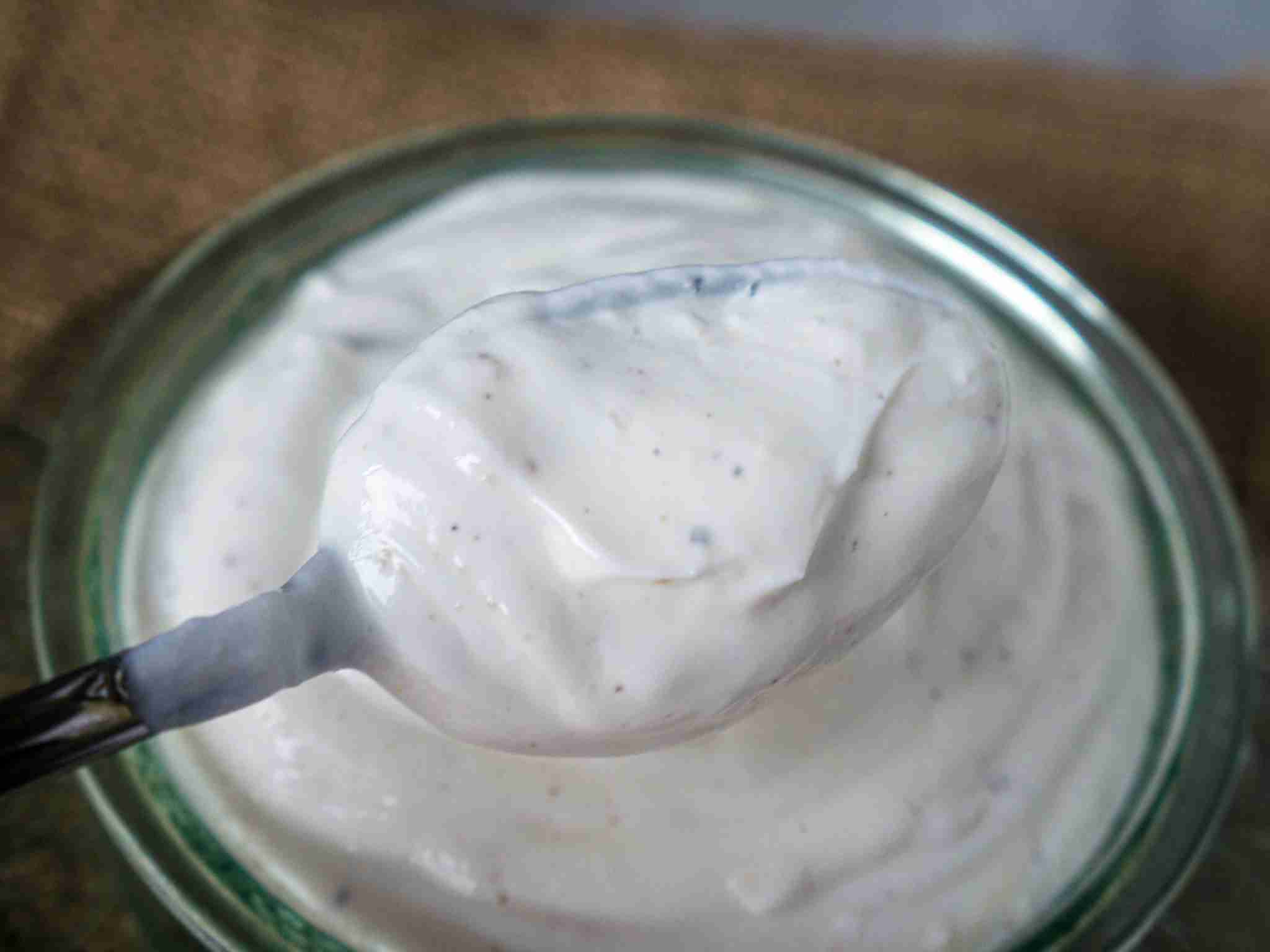 A Simple Yogurt Garlic Sauce