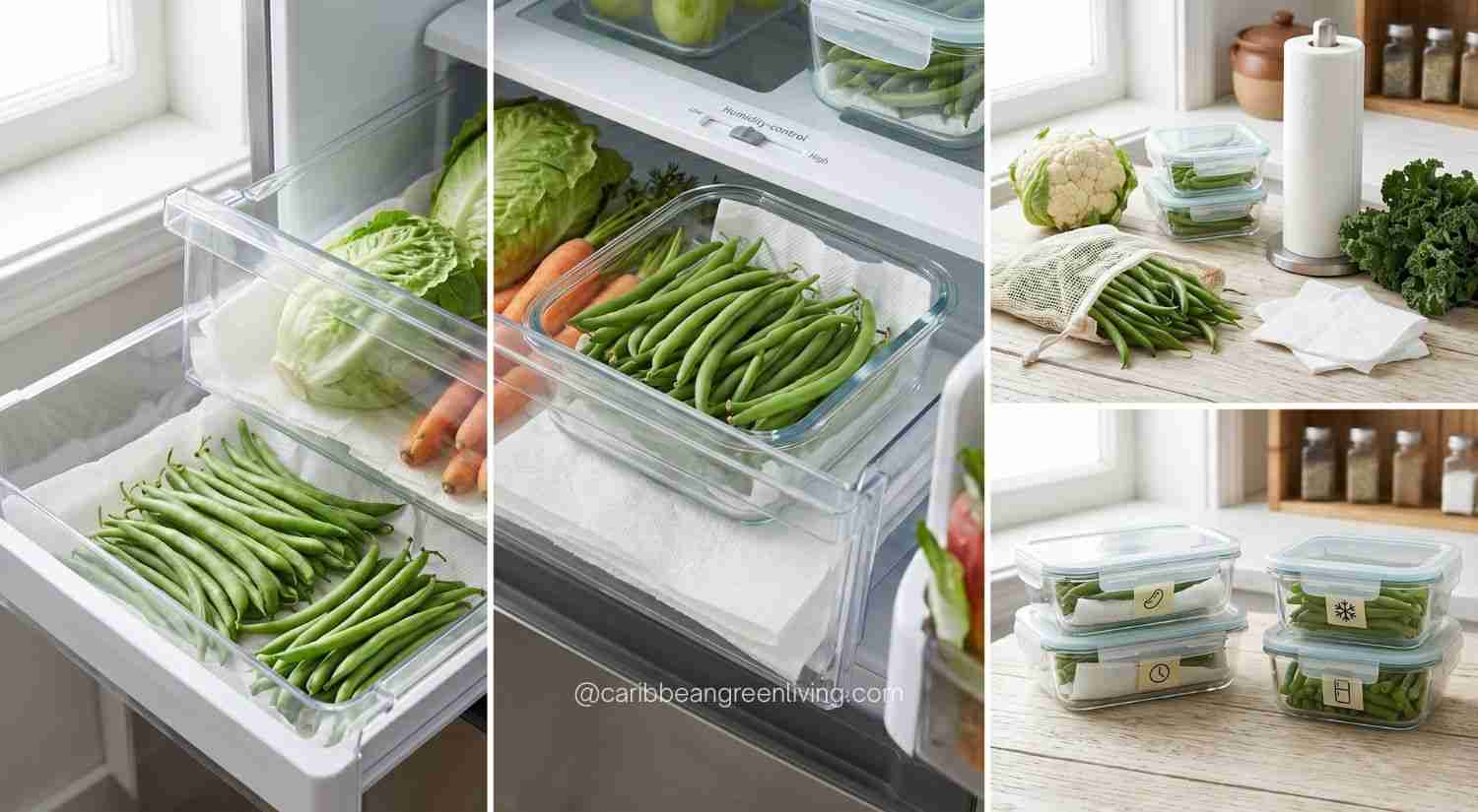 Green Beans Storage