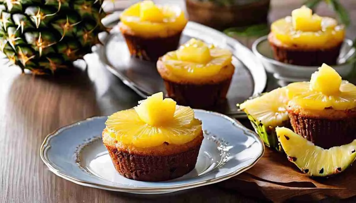 Pineapple Upside-Down Cupcakes