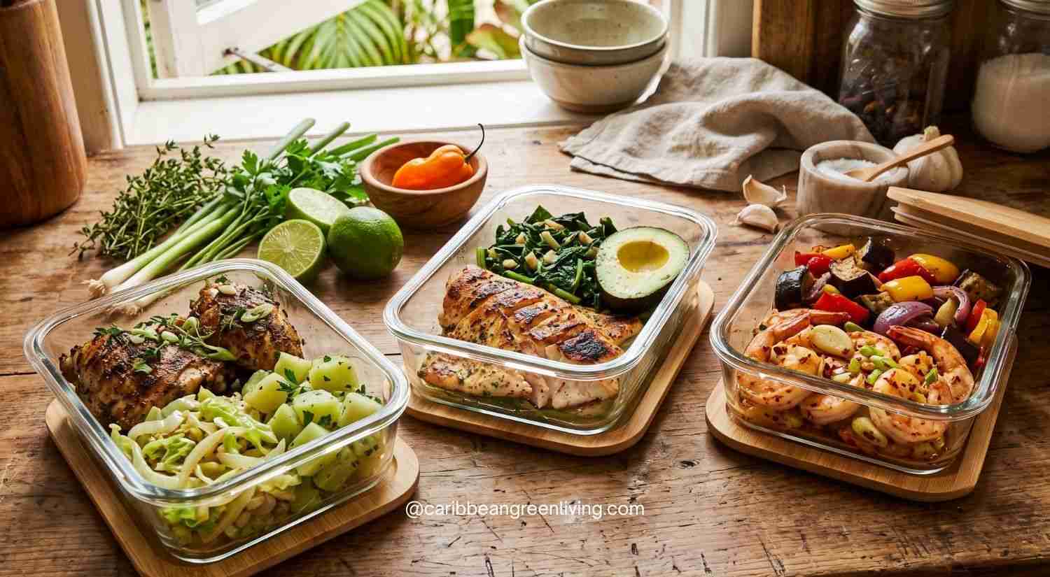 Lower-Carb Caribbean Meal Prep