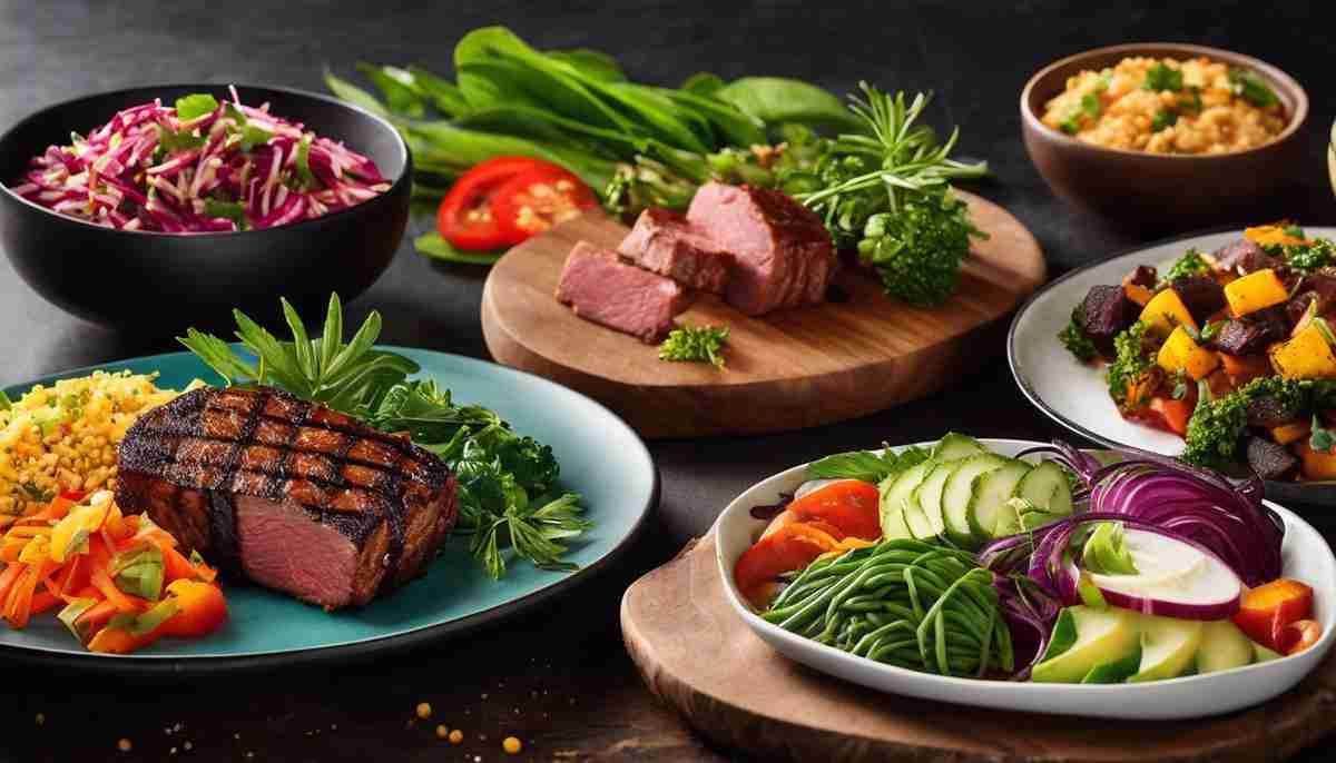Processed Meat vs Healthy Food
