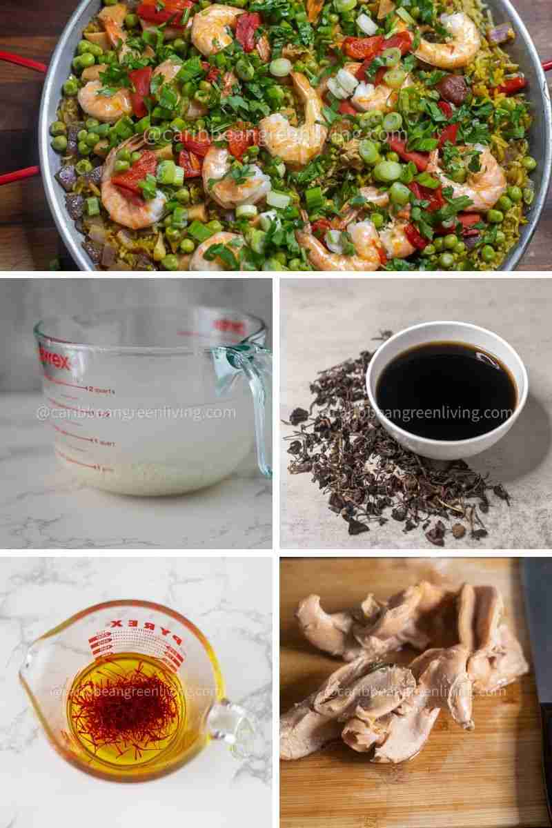 Easy Paella with a Djon Djon Twist 1 Paella