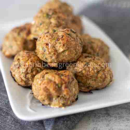 Healthy & Delicious: Turkey Meatballs with Hidden Greens & Creamy Feta 11 turkey meatballs