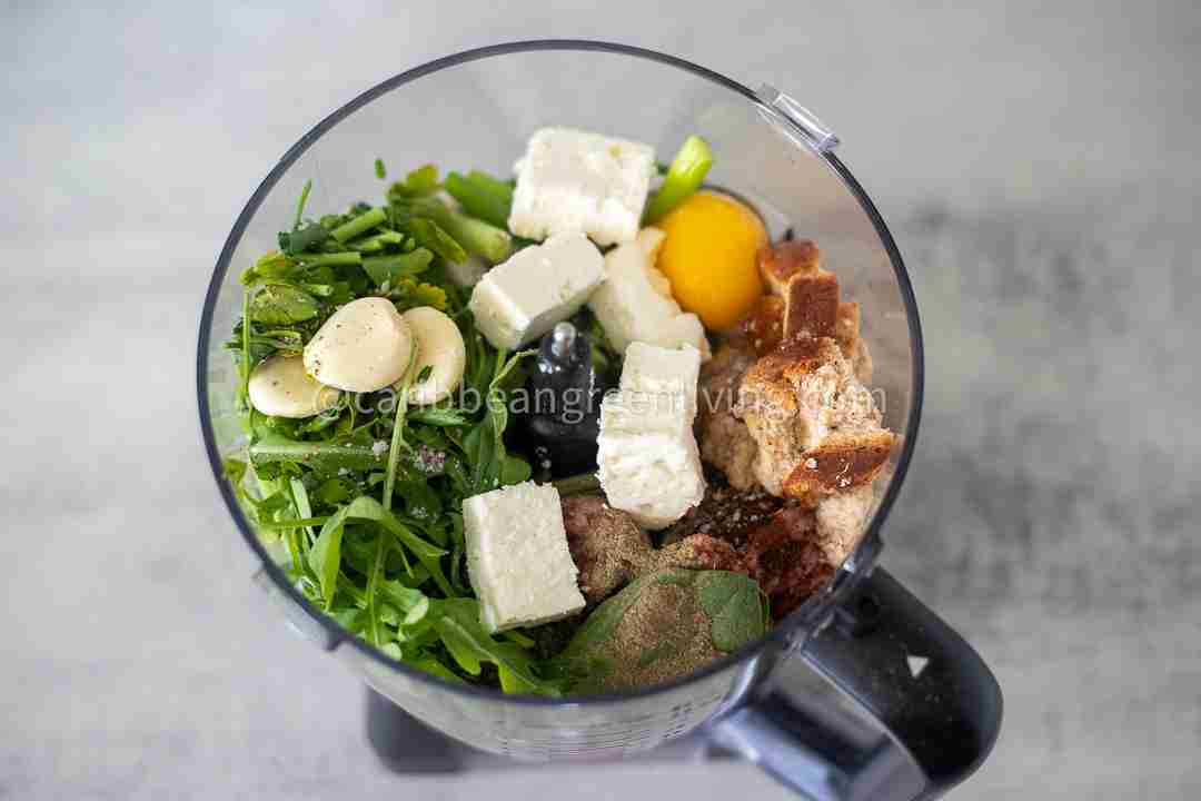Healthy & Delicious: Turkey Meatballs with Hidden Greens & Creamy Feta 3 Turkey Meatballs with Greens & Creamy Feta