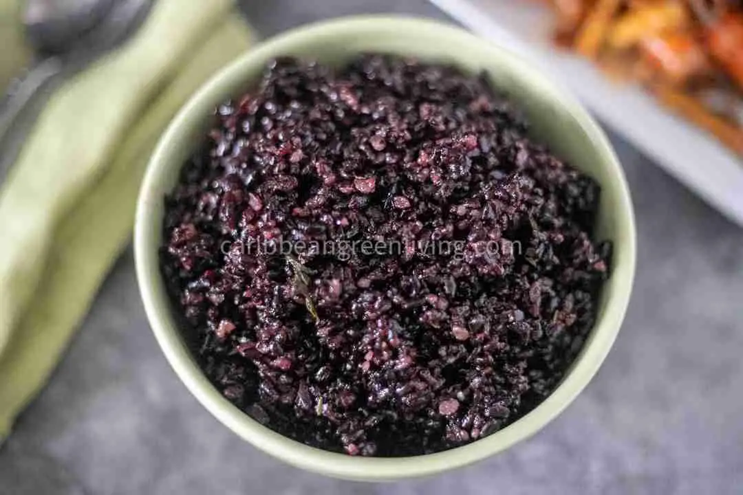 Black Rice with Fresh Herbs and Spices