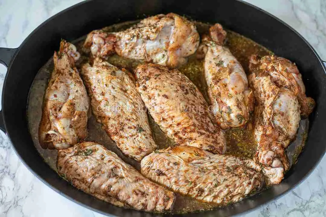 Cajun-Spiced Baked Turkey Wings
