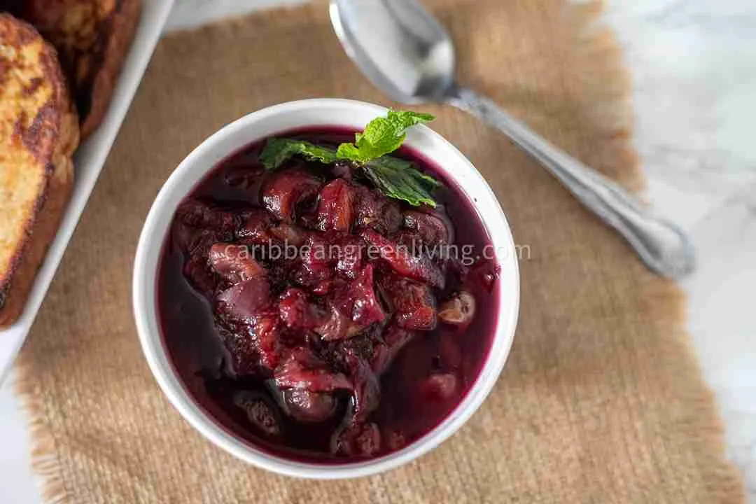 Simple Fruit Compote with Stone Fruits and Berries
