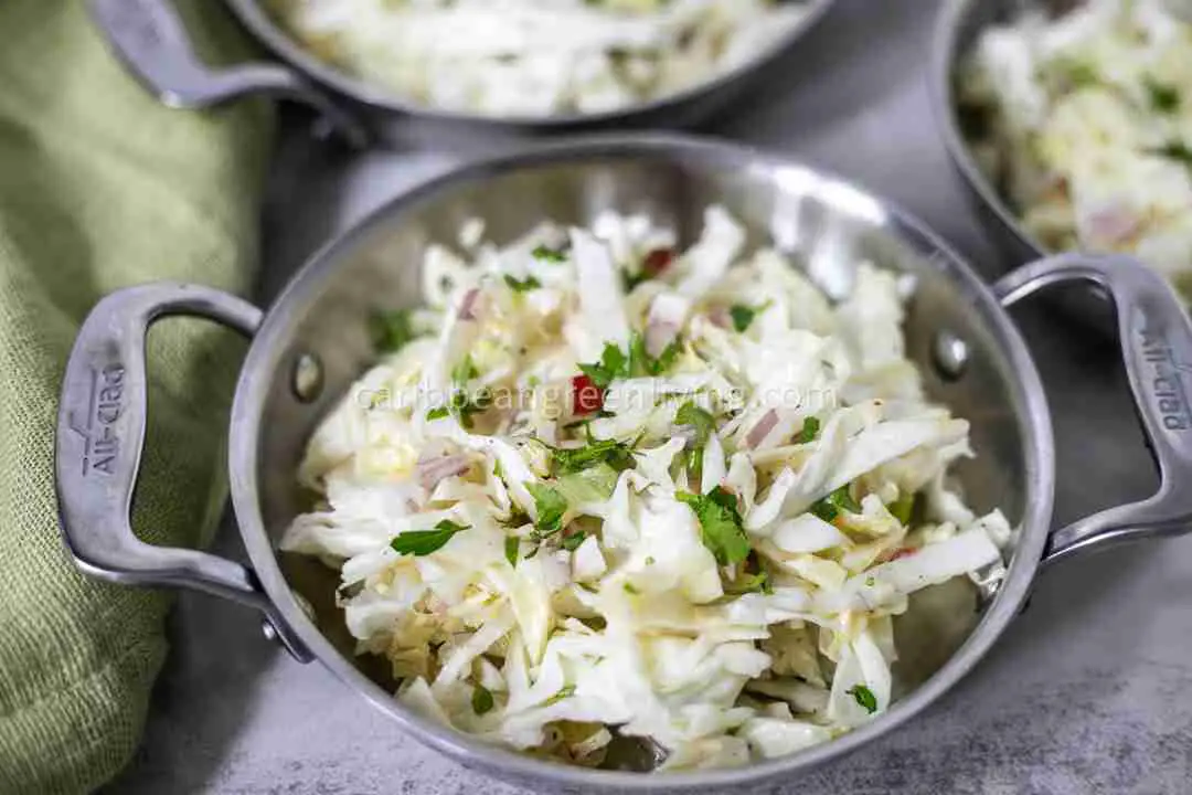 Spicy Raw Cabbage Salad with NouBess Kick