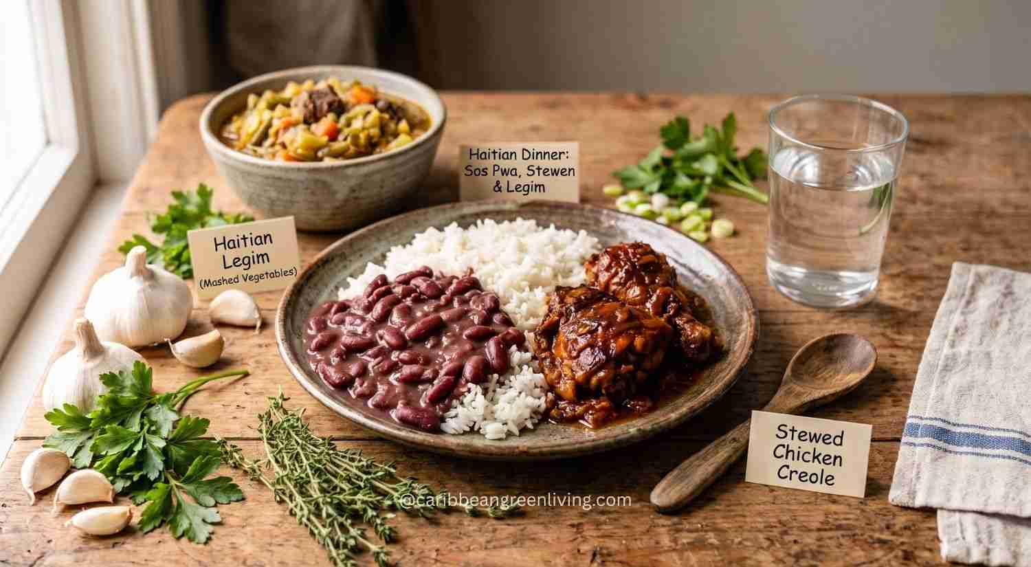 Caribbean Rice and Beans Meal