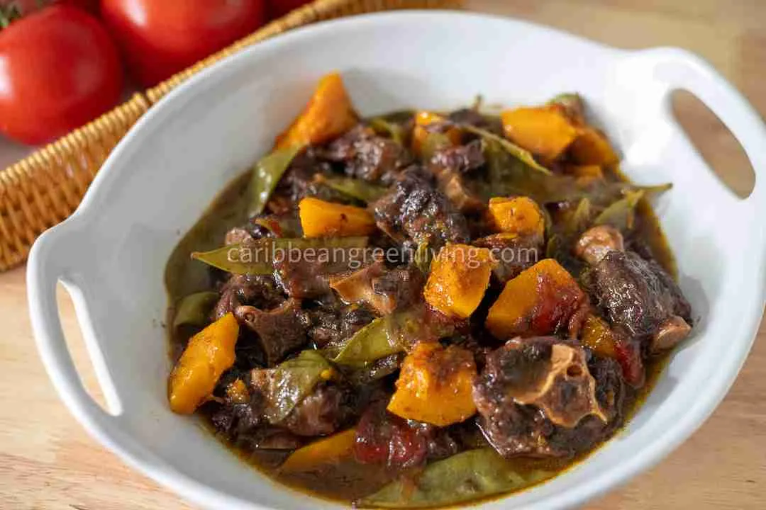 Hearty Oxtail with Squash and Snap Peas