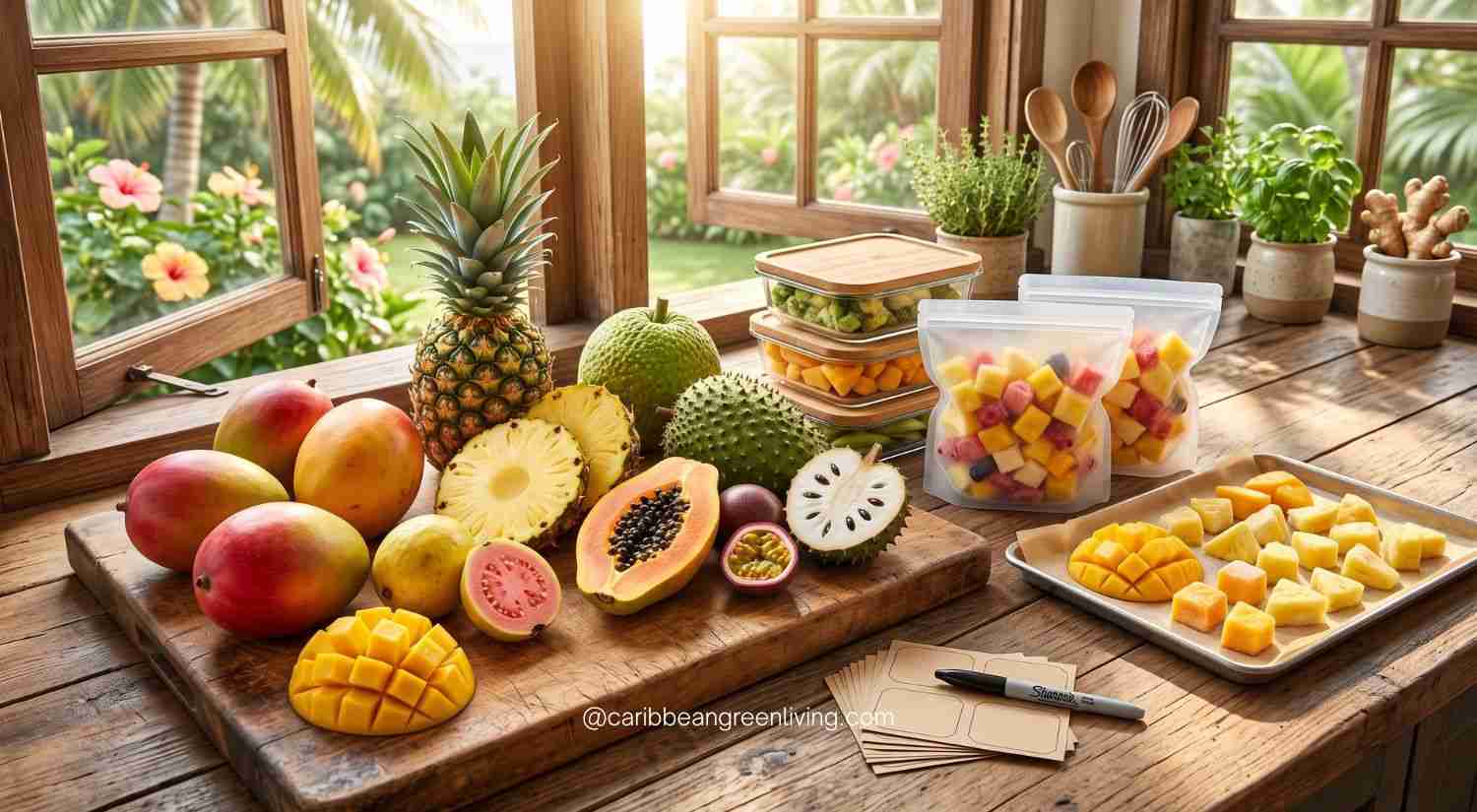 How to Freeze Caribbean Fruits