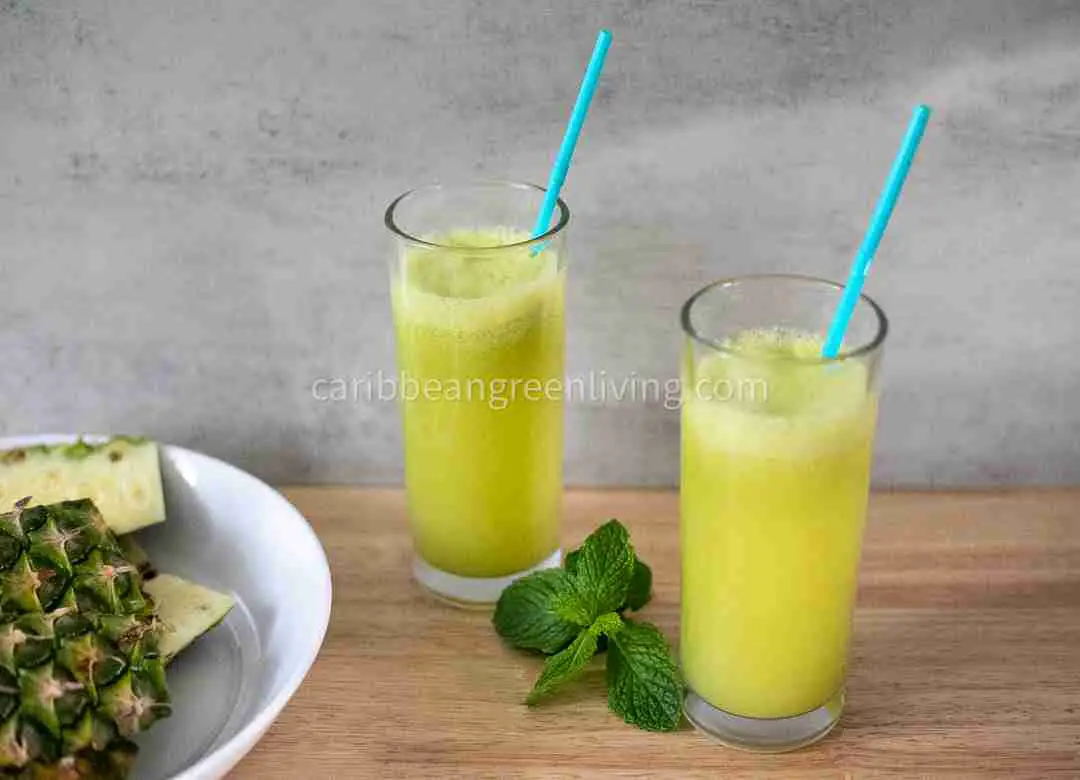 Chayote and Pineapple Juice