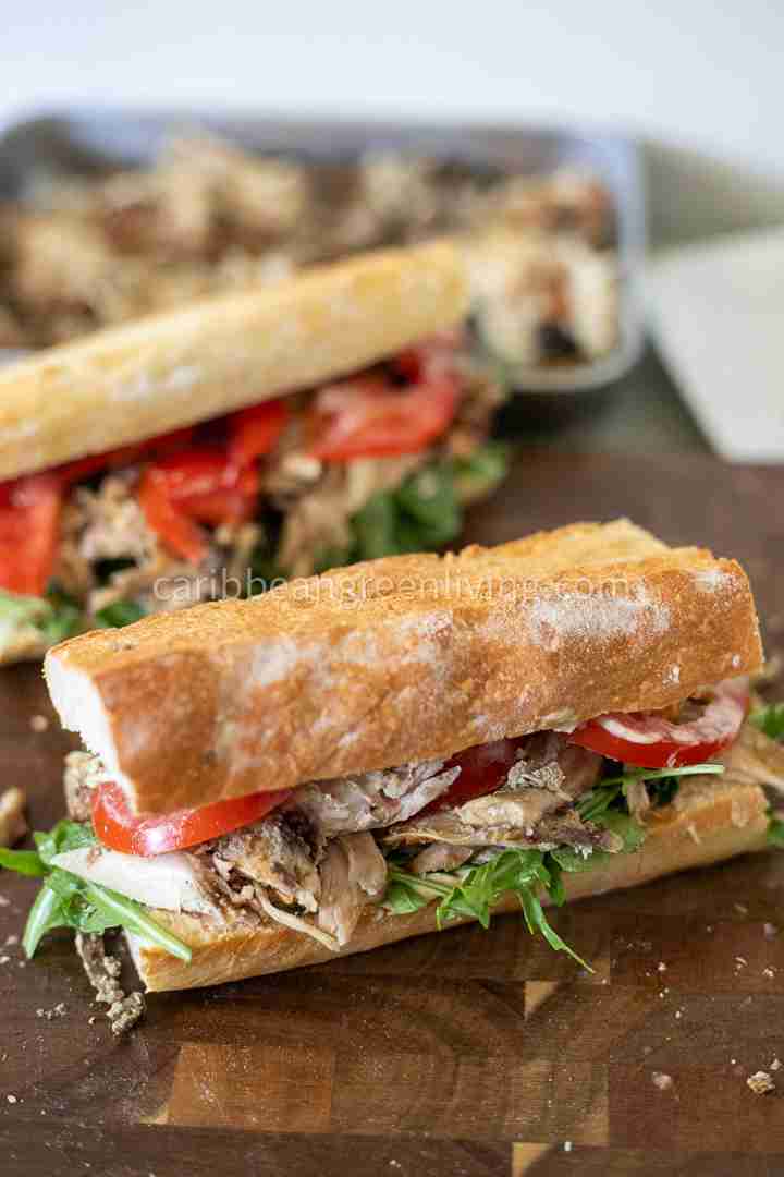 Leftover Roasted Chicken Sandwich