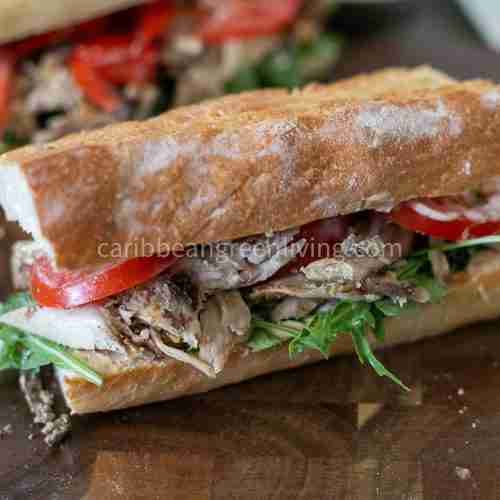 Leftover Roasted Chicken Sandwich