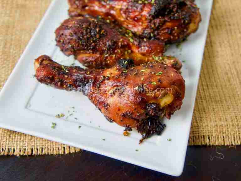 Roasted Chicken with Epis and Djon Djon