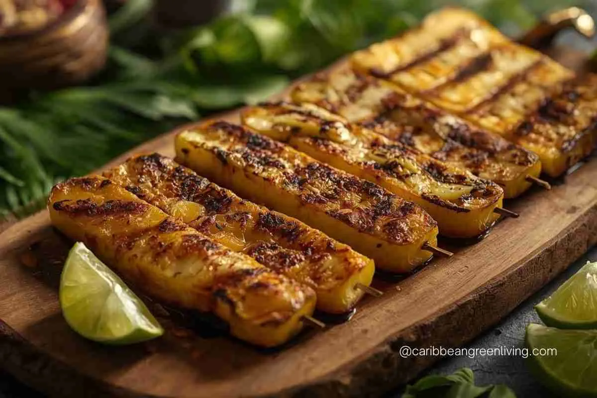 grilled plantains