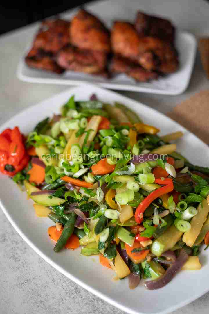 Healthy French Caribbean Vegetable Stir Fry