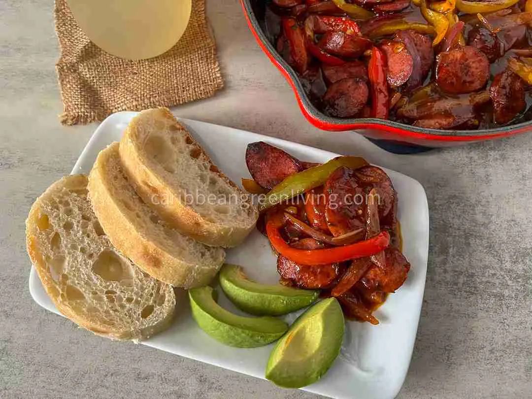 Sausage and Peppers Sandwich – A Caribbean-Inspired Quick Lunch