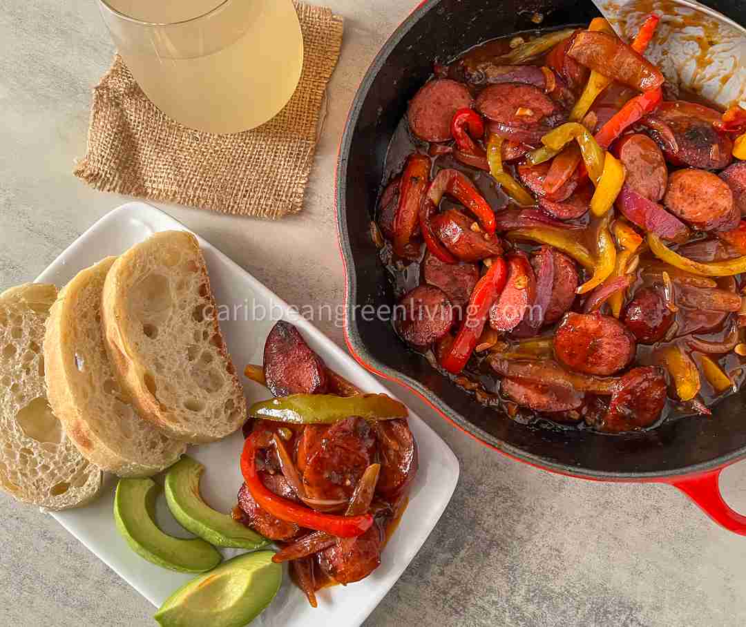 Sausage and Peppers Sandwich – A Caribbean-Inspired Quick Lunch 3 Sausage and Peppers Sandwich – A Caribbean-Inspired Quick Lunch