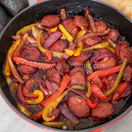 Sausage and Peppers Sandwich – A Caribbean-Inspired Quick Lunch