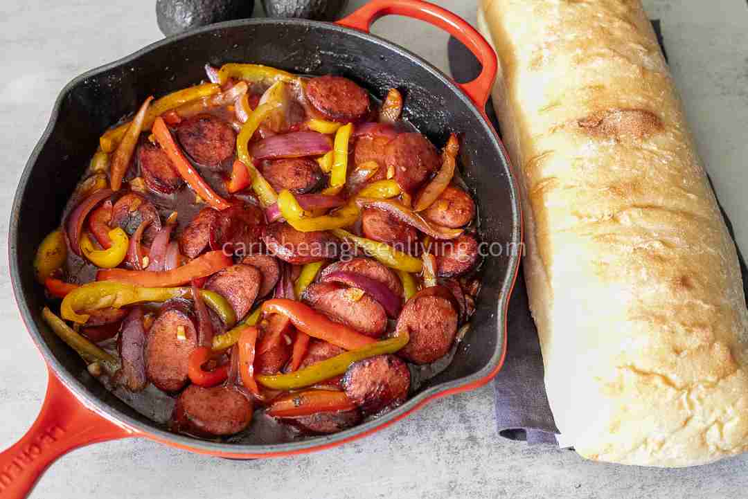 Sausage and Peppers Sandwich – A Caribbean-Inspired Quick Lunch 5 Sausage and Peppers Sandwich – A Caribbean-Inspired Quick Lunch
