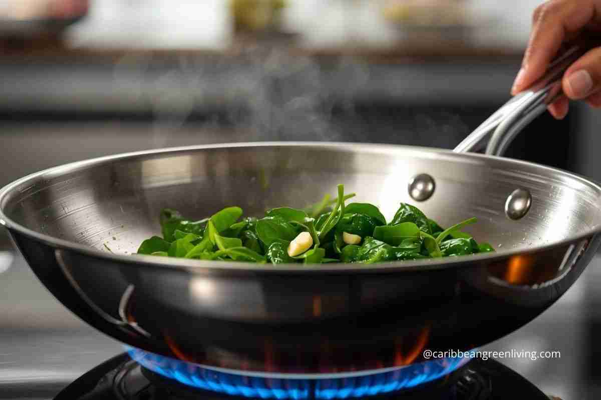 Sautéing Caribbean Vegetables & Herbs Like a Pro